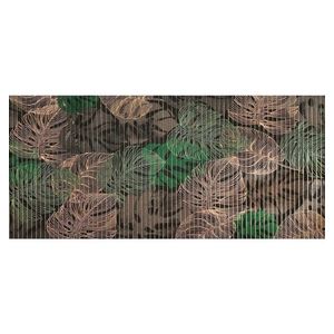 Tapete Antiderrapante Tropical Folhagem 43x130cm Kapazi