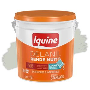 Tinta Acrílica Delanil Branco Gelo Fosco 15L Iquine