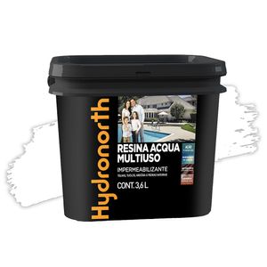 Resina Multiuso Acqua Branco 3,6L Hydronorth