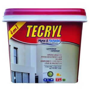 Impermeabilizante Muros & Fachadas 4Kg Concreto Tecryl