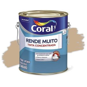 Tinta Acrílica Rende Muito Concentrada Fosca Camurça 3,2L Coral