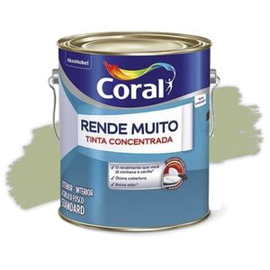Tinta Acrílica Rende Muito Concentrada Fosca Verde Kiwi 3,2L Coral