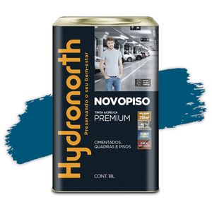 Tinta Novo Piso Azul 18L Hydronorth
