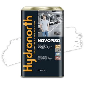 Tinta Novo Piso Branco 18L Hydronorth