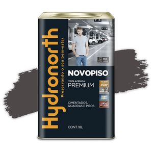 Tinta Novo Piso Cinza Chumbo 18L Hydronorth