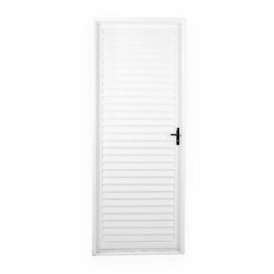 Porta Giro Interna Lavanderia Laminada Branco Esquerdo 215x85cm MGM