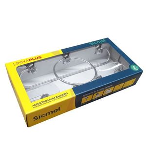 Kit Para Banheiro Plus 6 Peças Sicmol