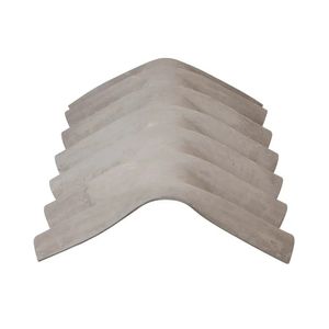 Cumeeira de Fibrocimento 110x42cm 6mm Universal Cinza Brasilit
