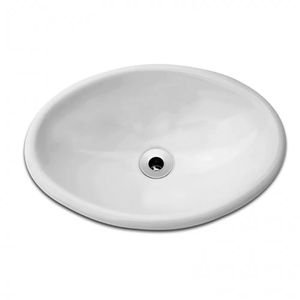 Cuba de Embutir Oval Branca 49x32,5cm Incepa