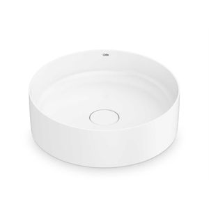 Cuba de Apoio Redonda 390 Slim Branco Celite