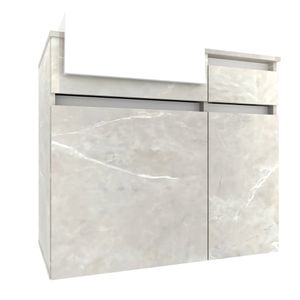 Gabinete Cora  com Cuba Reale  Branco Bosi