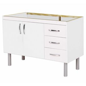 Gabinete Cozinha Toquio Branco 116,2cm A.J.Rorato