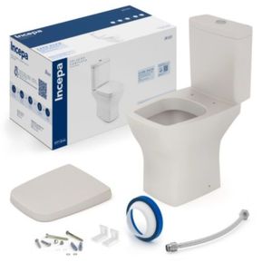 Kit Vaso com Caixa Acoplada Boss Bege Incepa