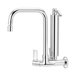 Torneira Cozinha Parede Com Filtro ¼ Volta Bica Móvel Clean C62 Cromado Esteves