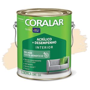Tinta Acrílica Coralar Areia 3,6L Coral