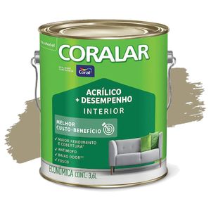 Tinta Acrílica Coralar Concreto 3,6L Coral