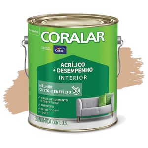 Tinta Acrílica Coralar Camurça 3,6L Coral