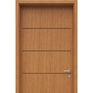 Porta Giro Laminado Branco Esquerdo 210x80cm MGM