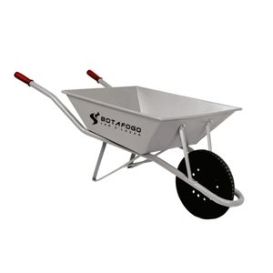 Carrinho de Mão BTF Extra Forte 60 L em Aço Galvanizado Botafogo