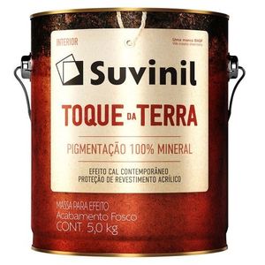 Massa Para Efeito Fosco Toque Da Terra Casca Pinus 5kg Suvinil