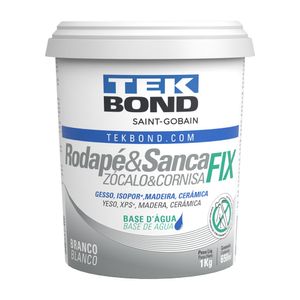 Adesivo Rodapé e Sanca Fix 1kg Tekbond