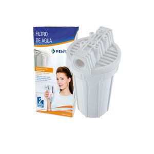 Filtro Pou 5 Transparente Carbon Block Hidrofiltros