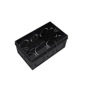 Caixa de Luz 4x2 Preta Amanco
