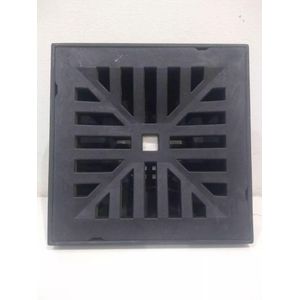 Ralo Coletor Com Grelha 20X20 Preto Odem