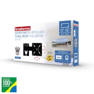 Suporte De Tv 10-56 Articulado BRA3.0 Brasforma
