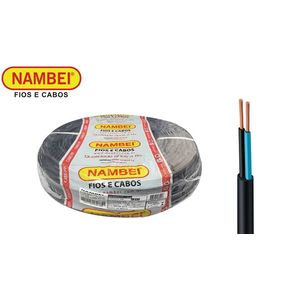 Cabo Flexível PP 2x4,00mm 500V 100M Nambei
