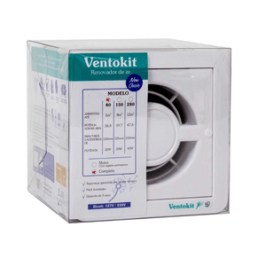 Exaustor Classic 80 Bivolt Branco Ventokit