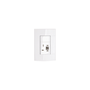 Conjunto Tomada Telefone 4P Branco Lunare Schneider