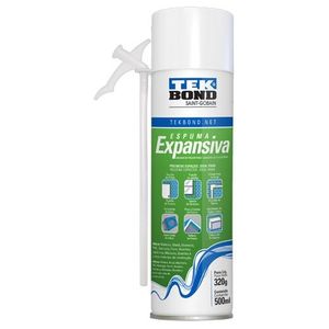 Espuma Expansiva Pu 320g/500ml Tekbond