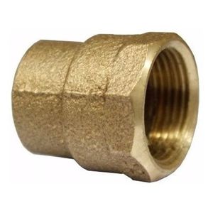 Conector Latão Fêmea Bronze B 22X3/4 Rf 22X3/4 Sem Anel Forusi
