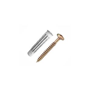 Bucha De Nylon Universal Com Parafuso Cabeça Panela 8mm Cartela Com 4 Peças Bemfixa
