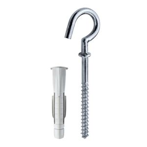 Bucha de Fixação BXO com Gancho 4.0x65mm 2 Unidades Bemfixa