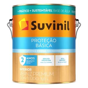 Verniz Proteção Basica Brilho Transparente 900ml Suvinil