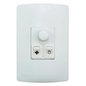 Variador De Ventilador Desliga 1 Lampada 127V Branco Solapa PW