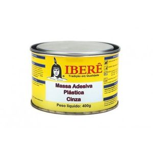 Massa Adesiva Plástica 400g Cinza Iberê