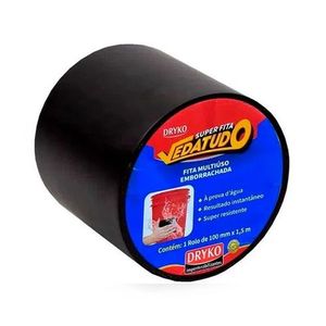 Drykofita Emborrachada Preto Ultradry 8,6cm Dryko
