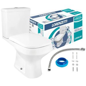 Kit Vaso com Caixa Acoplada Like Branco Lorenzetti