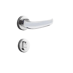 Fechadura para Porta de Entrada Cromada 40mm com Roseta MZ920 Standard Papaiz