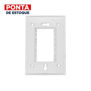 Suporte Horizontal 4x2 Branco Simon