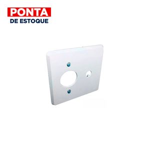 Placa 4x4 1 Posto + 1 Furo Redondo Silentoque 8558 Pial