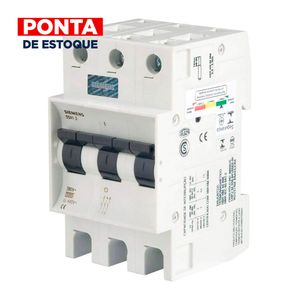 Disjuntor Tripolar 16A Din Curva C Siemens