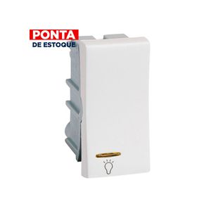 Módulo Pulsador Minuteria Branco Luminoso Para Plus Pial