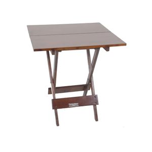 Mesa Dobravel de Madeira 70x70 Imbuia Madesil