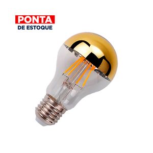 Lâmpada Led Bulbo Dourada Âmbar 4W Luminatti