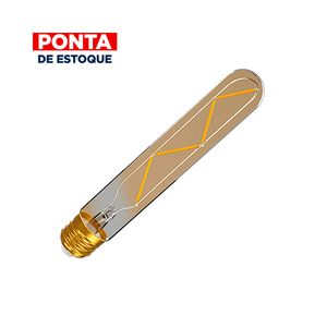 Lâmpada Led Tubo Âmbar 4W Luminatti