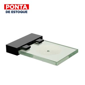 Saboneteira de Parede Horus Preto Fosco Fani